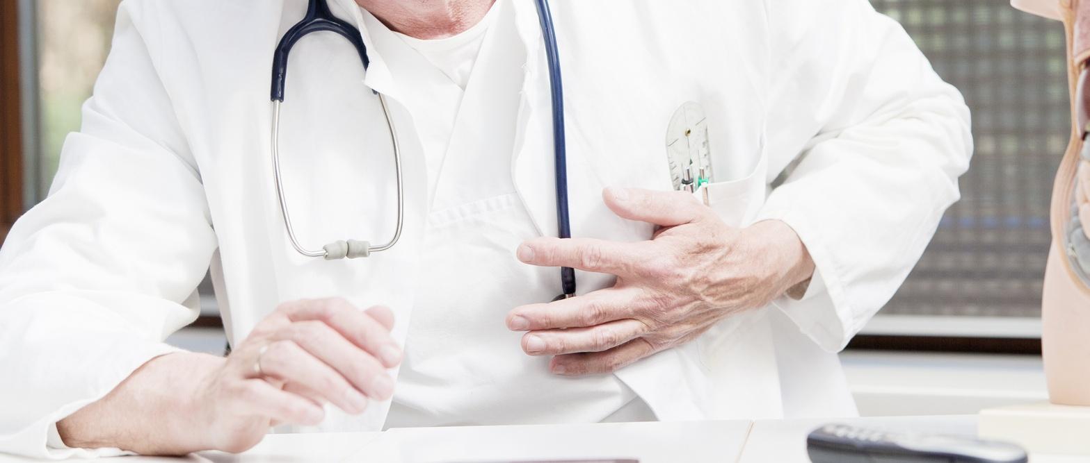 What does a doctor do when they have a heart attack?