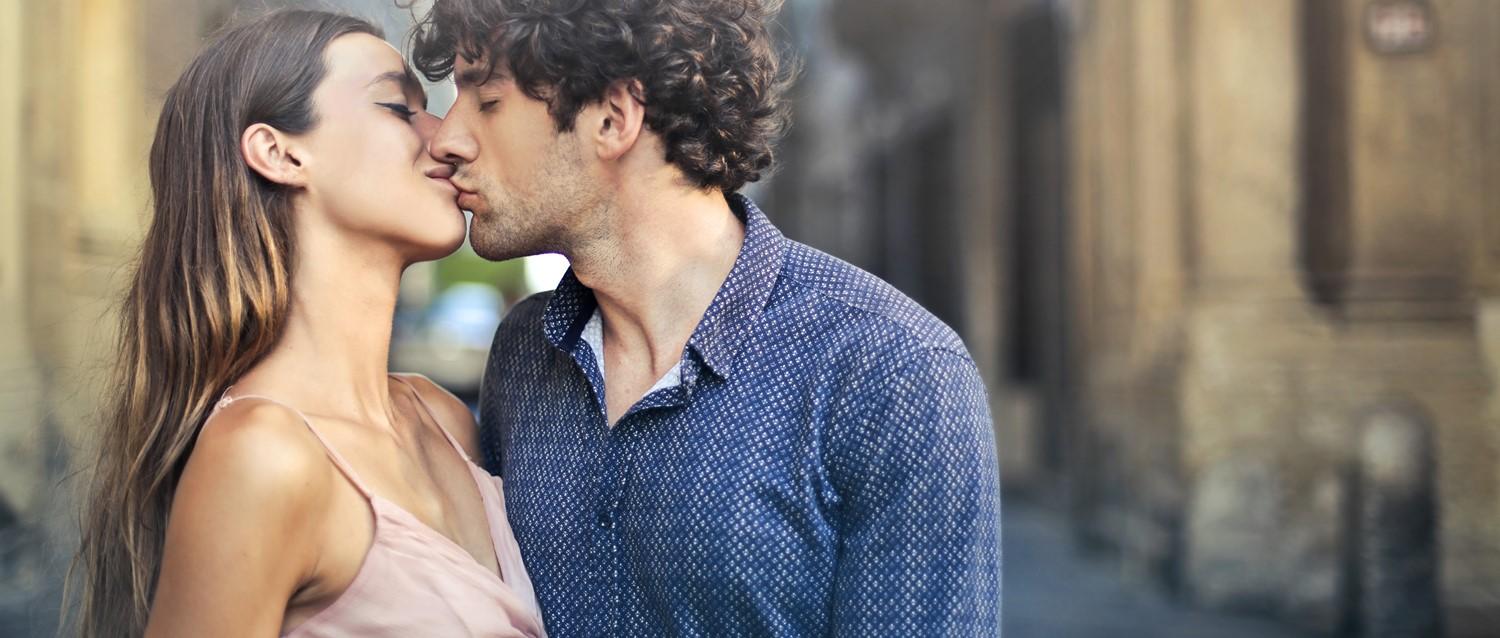 Couple kissing
