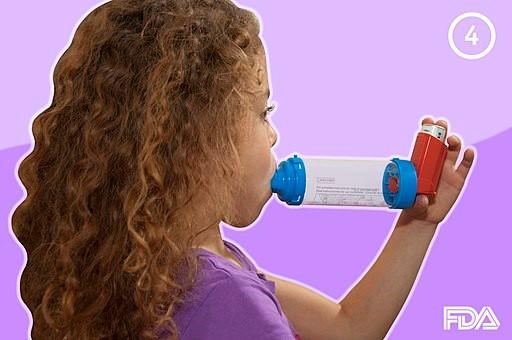 Spacer device asthma