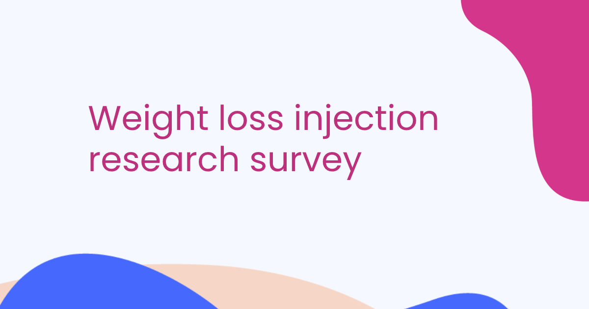 Weight loss injection research survey
